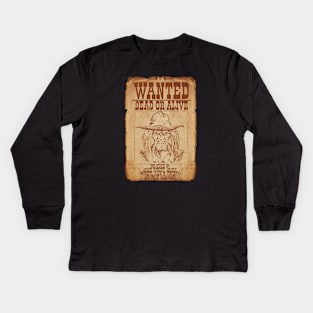 Tex Hex Wanted Kids Long Sleeve T-Shirt